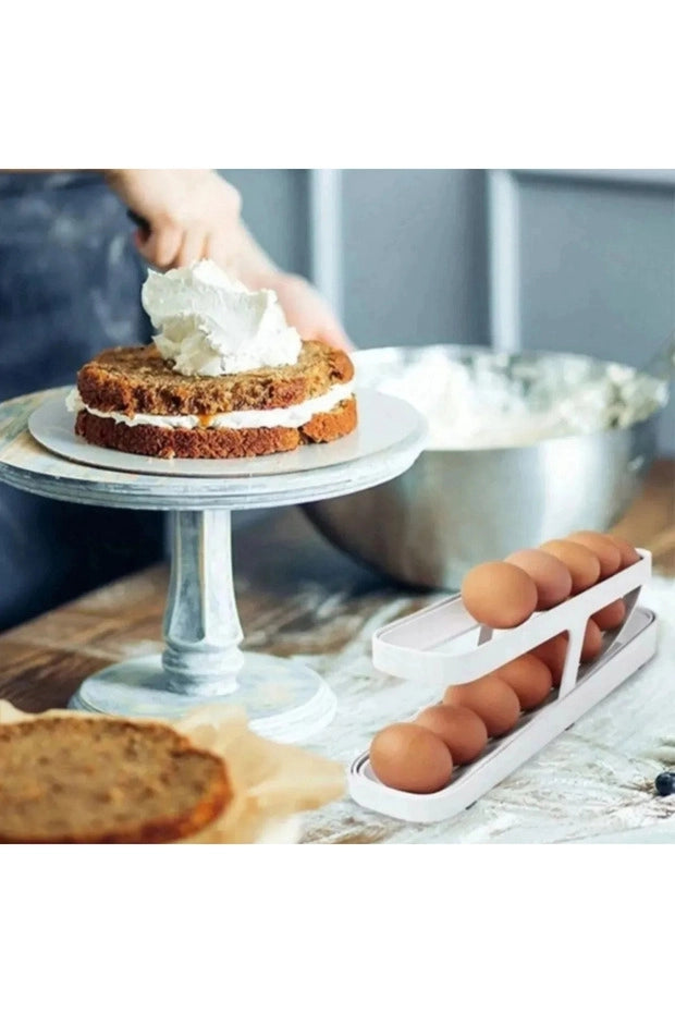 2 Katlı Otomatik Buzdolabı Yumurta Standı | Yumurtalık Rafı
