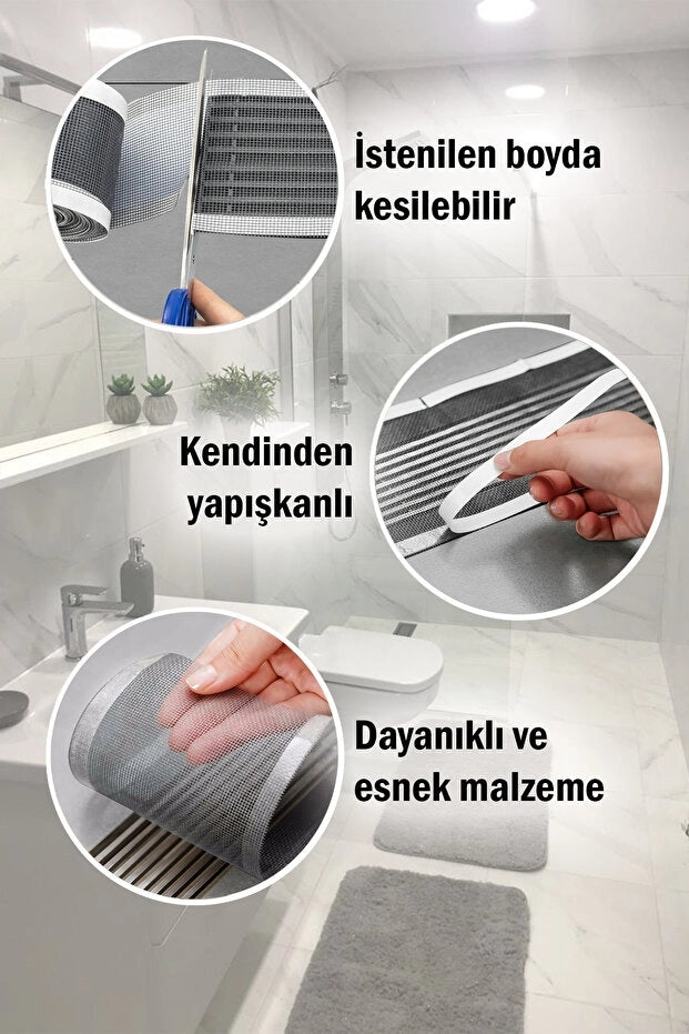 Kendinden Yapışkanlı Gider Filtresi | Banyo ve Mutfak Gider Aksesuarı